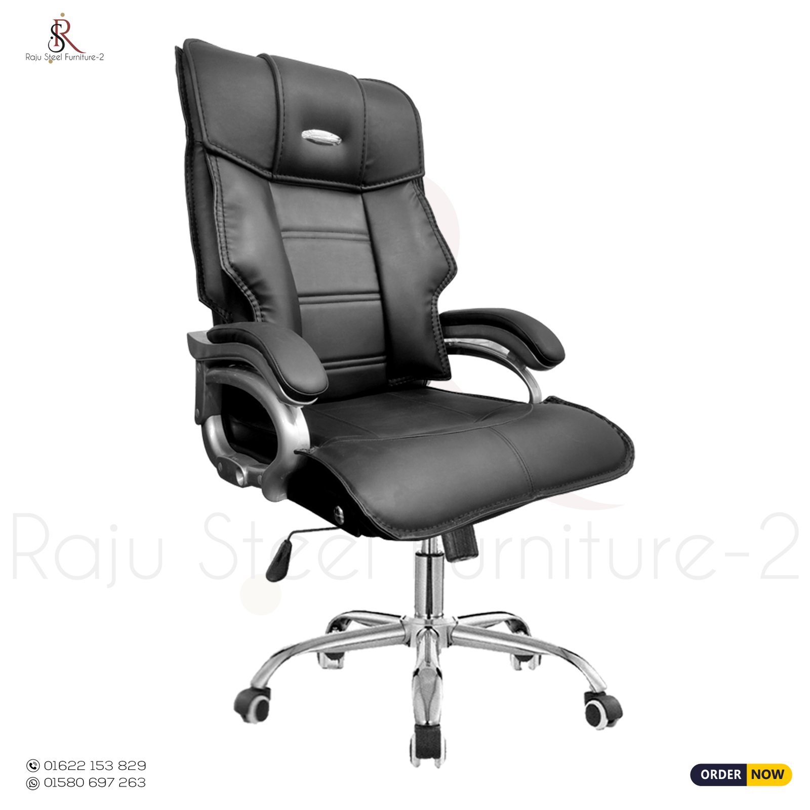 Boss Office Chair – Model: RS-14 (Big Boss) | Premium Steel Base  Size: XXL